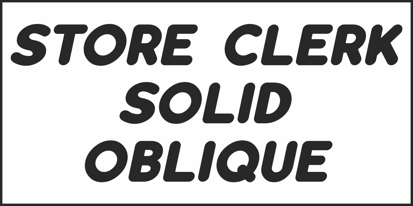 Store Clerk JNL